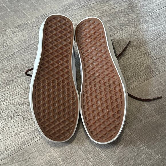 VANS Era 59 Charcoal Grey Skate Shoe Mens 5 / W 6.5 Aztec Print Leather Accent - Picture 10 of 11